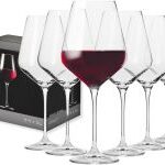 Copas 6 unidades de vino tinto con caja