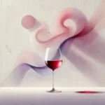 Copa de vino con imagen de aromas.