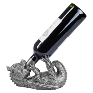 Soporte botella vino de un dragon decoración
