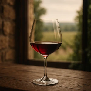 Copa vino tipo borgoña