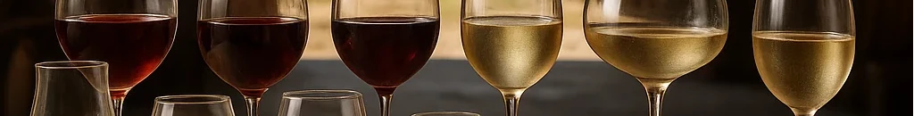Banner tipos de copa de vino