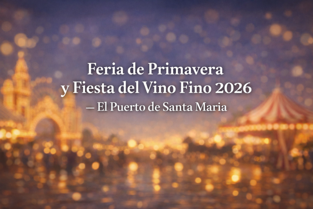 Feria de Primavera y Fiesta del Vino Fino. Feria de El Puerto 2026
